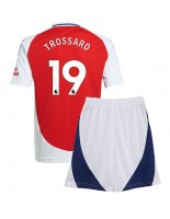 Arsenal Leandro Trossard #19 Domácí dres pro děti 2024-25 Krátký Rukáv (+ trenýrky)